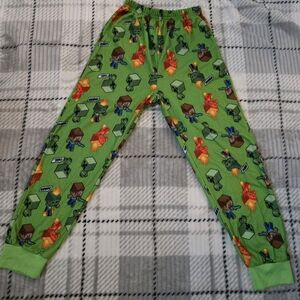 Green Kids Pajamas with Fun Character Print